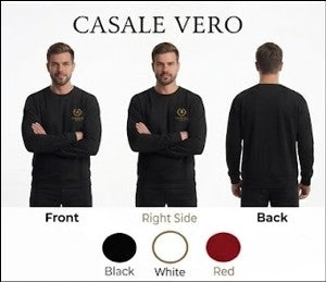 Men Embroidered logo Printed black Premium Cotton Regular fit Sweatshirt