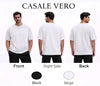 Plum Colour Solid Mens Oversized Tshirts-100% Cotton