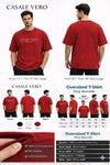 Red Printed Tshirts 100% Cotton French Teery
