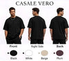 Black Solid Midnight Core Oversized Tee