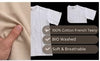 Men White Solid Oversized Drop shoulder Premium Cotton T-shirt