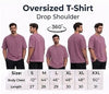 Plum Colour Solid Mens Oversized Tshirts-100% Cotton